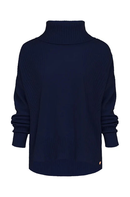 Mia Fratino Ribbed Roll Neck Sweater